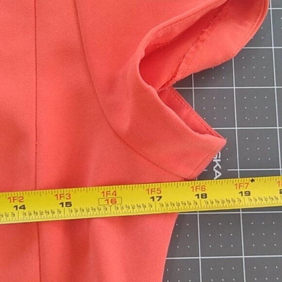 H&M Tangerine/Coral Drop Waist Dress - Picture 9 of 16